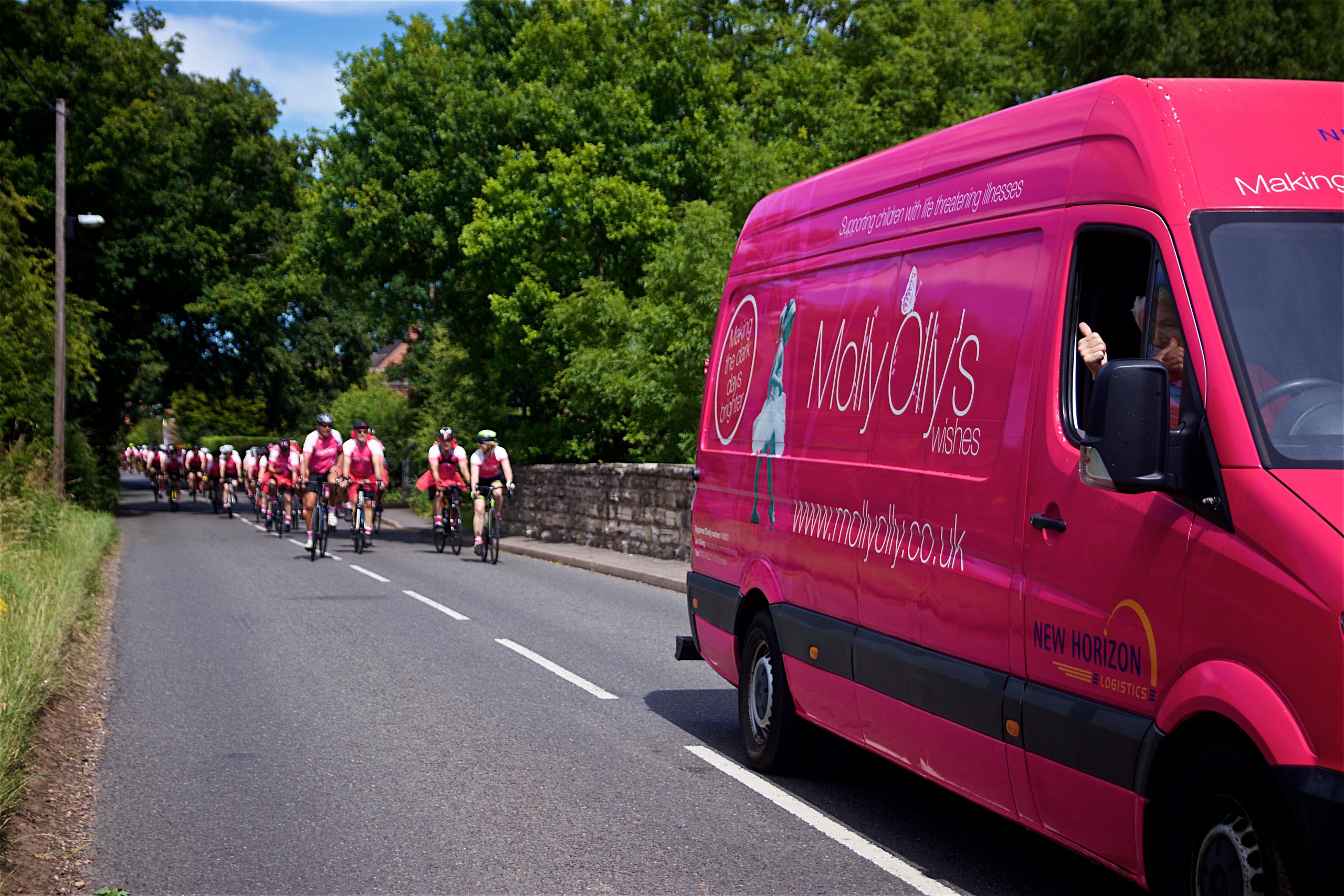 Molly Ollys, charity cycle ride, York