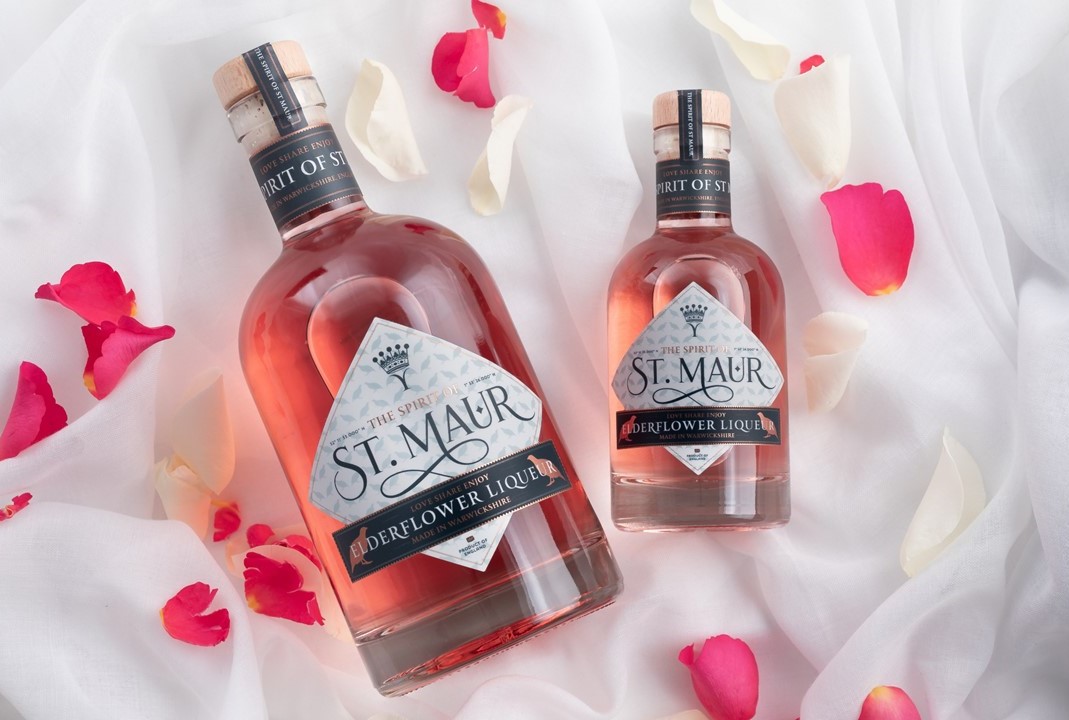 St Maur, Valentine's coocktail, elderflower liqueur