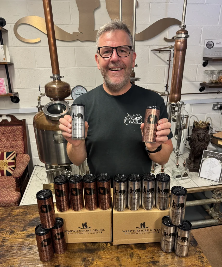 Warwickshire Gin Company, canned gins