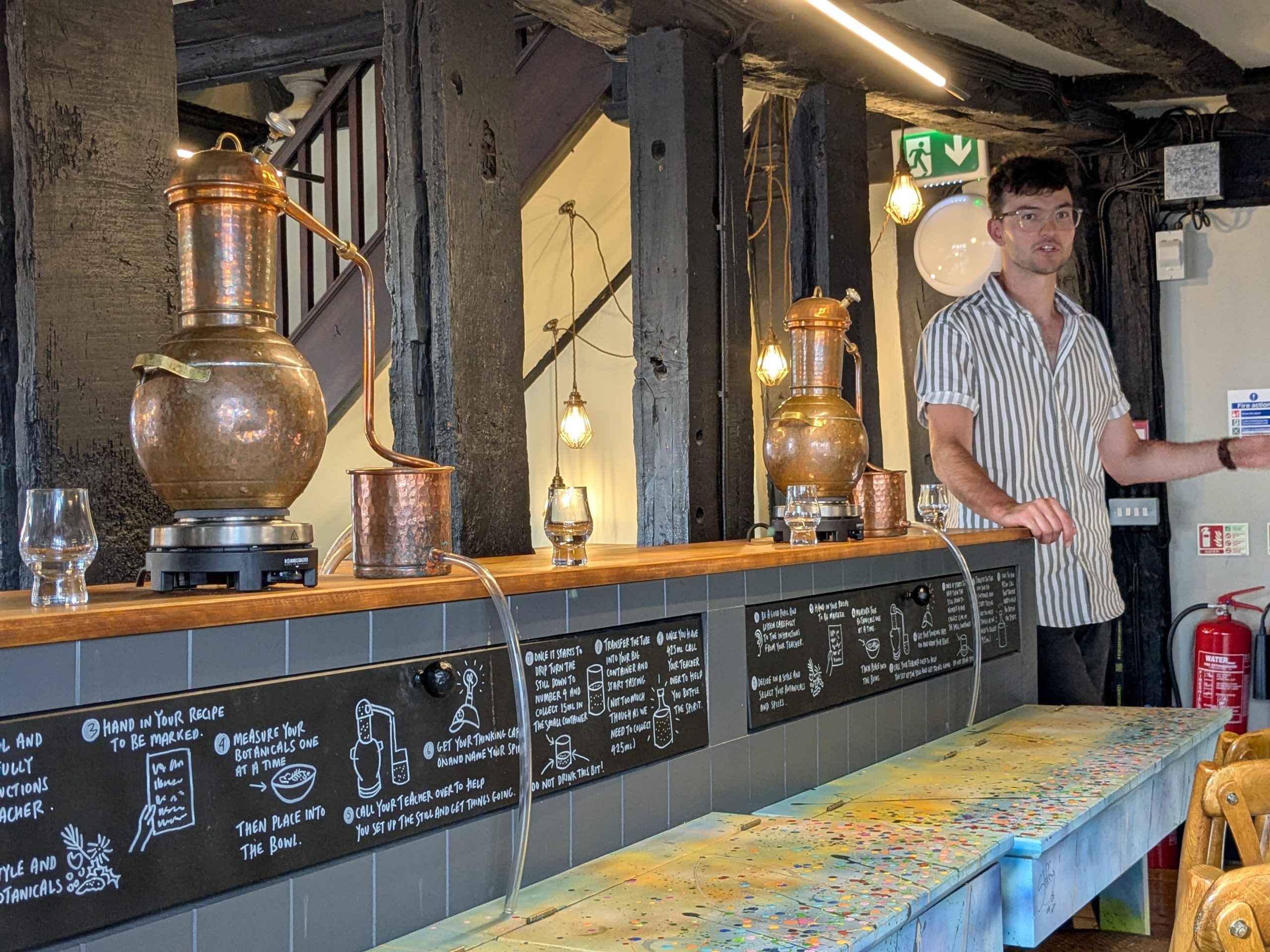 The Woodsman, Shakespeare Distillery, tasting menu