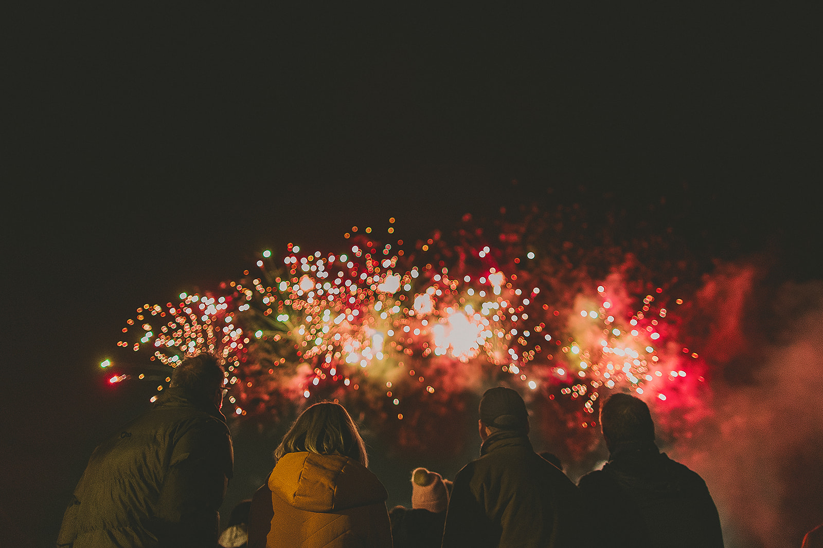 Fleur de Lys pub fireworks, Bonfire Night
