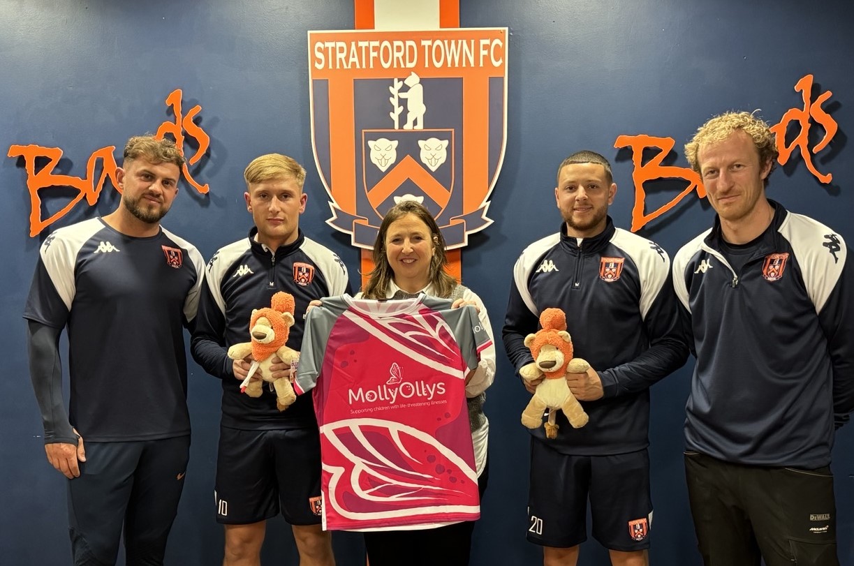 Molly Ollys, charity, Stratford Town Football Club