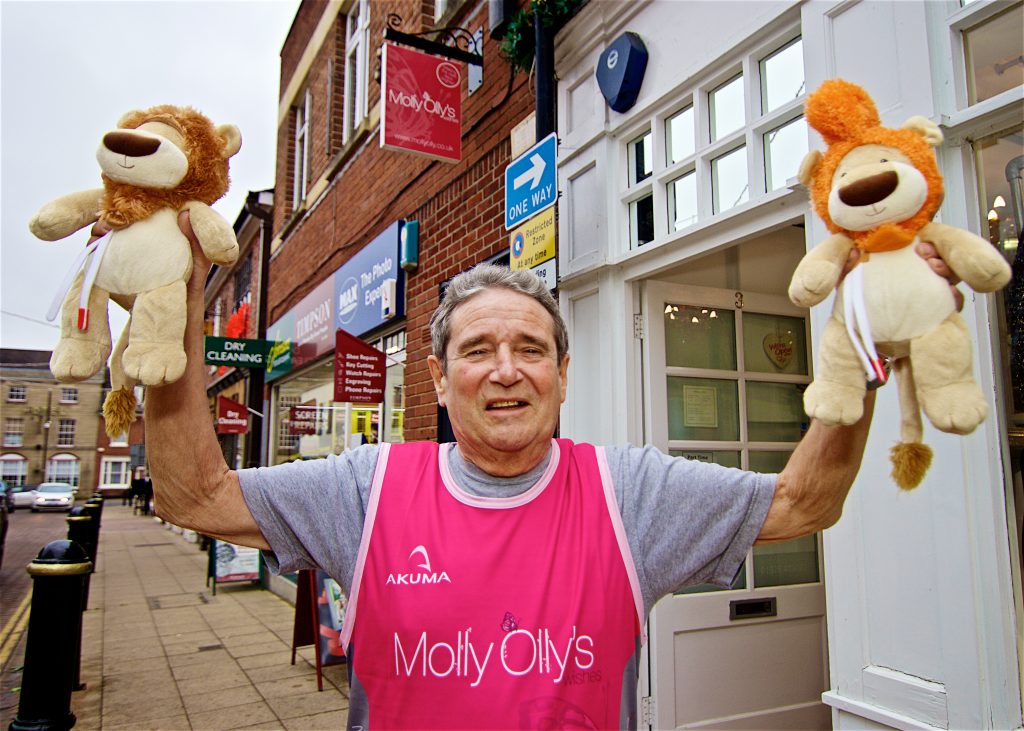 Tony, 72, overcomes heart bypass for mammoth fundraising effort