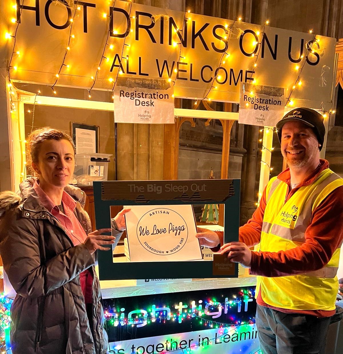 Warm gesture helps freezing cold fundraisers on The Big Sleepout