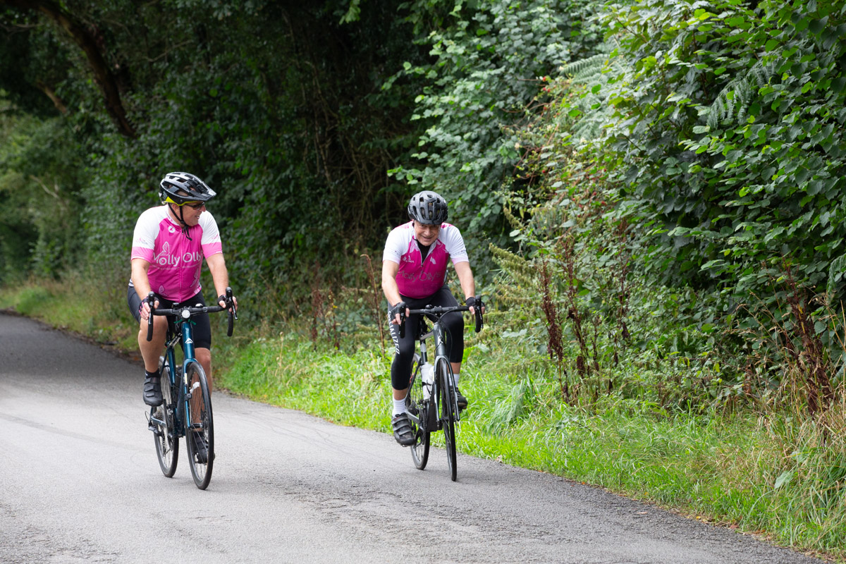 Dad among cyclists raise who over £80k for children’s charity inspired by his daughter
